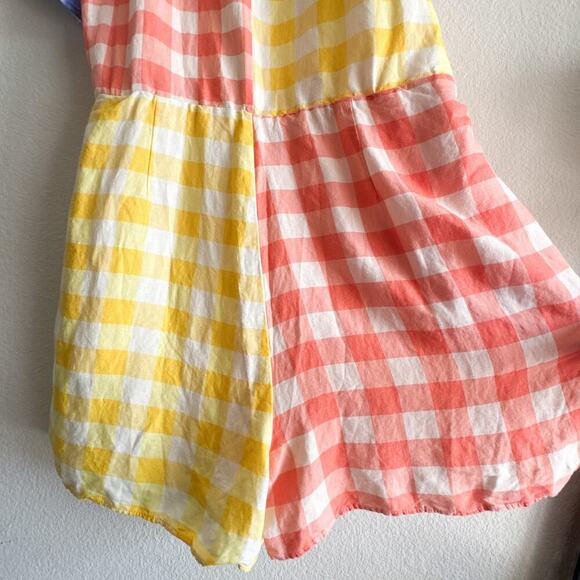 Farm Rio Anthropologie Gingham Contrast Romper - Picture 4 of 16
